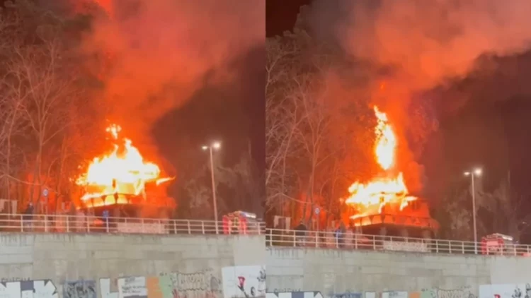 Zjarr i fuqishëm në Lungomare, lokali shkrumbohet – rrezik për pallatet përreth