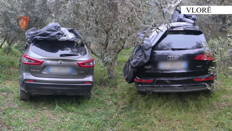 Makina të vjedhura për të kryer atentat në Vlorë, policia gjen “Audi Q5” dhe një automjet tjetër