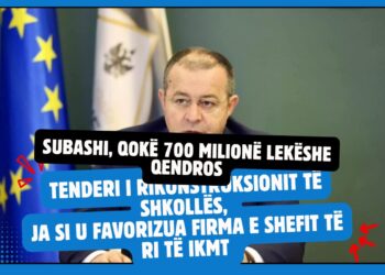Subashi, qokë 700 mln lekëshe Qendros/ Tenderi i shkollës, ja si u favorizua firma e shefit të IKMT