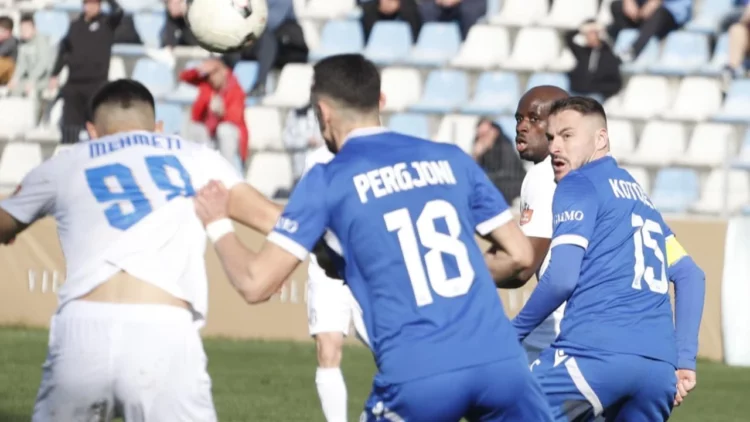 Tirana fundoset poshtë, bardheblutë munden nga Teuta me një gol në fund