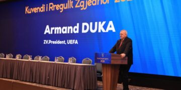Duka vlerëson progresin dhe zhvillimin e futbollit në Kosovë: Uroj të jeni pjesë e Botërorit 2026