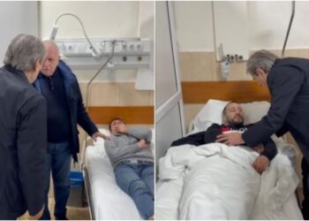 Berisha viziton protestuesit e shtruar te Trauma: Këta nuk janë policë, por banditë që do të përgjigjen