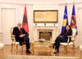18 vjetori i Pavarësisë së Kosovës, Edi Rama takohet në Prishtinë me presidenten Vjosa Osmani