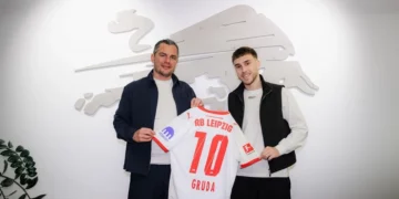 Brajan Gruda rikthehet në Bundesliga, prezantohet nga Leipzig