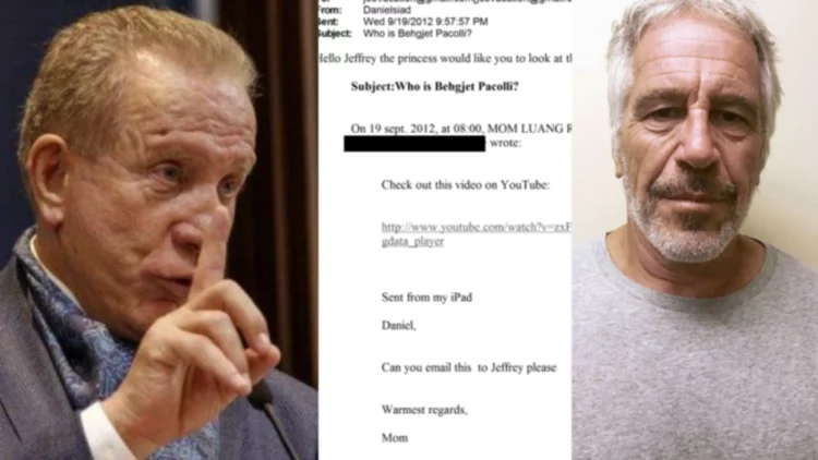 Dosja Epstein, shfaqet edhe Behgjet Pacolli në email-e të vitit 2012