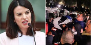 Revolta ndaj qeverisë së Ramës, ministrja Koçiu “kërcënon” qytetarët: Do dënoheni maksimalisht