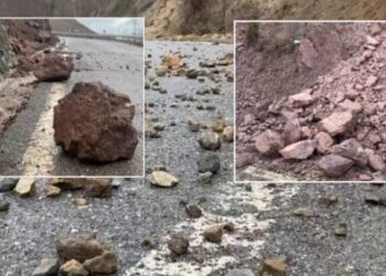 Dëmtohet edhe një tjetër rrugë, masivi i gurëve bllokon pjesërisht aksin Kukës-Bushtricë