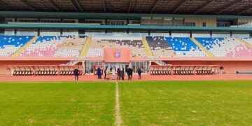 Euro U-21 2027/ UEFA “zbarkon” në Shkodër, nisin inspektimet në stadiumin e Vllaznisë