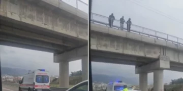 E rëndë në Tiranë, një person hidhet nga ura në Unazën e Madhe dhe humb jetën