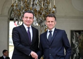Takimi në Paris, Kurti bisedon me Macronin për sigurinë e Kosovës dhe raportet me Serbinë