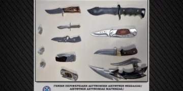 Gjatë sherrit, 27-vjeçari shqiptar qëllon me thikë në sy një shtetas grek