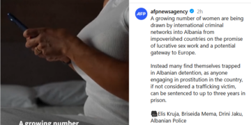 Viktima të trafikimit/ AFP: Vajzave të huaja u premtohet punë, por përfundojnë në burg