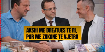 Igli Tafa pajton Ermal Beqirin me Gerond Meçen, njërit Thesarin, tjetrit Burgjet, ikin 5 MLD lekë