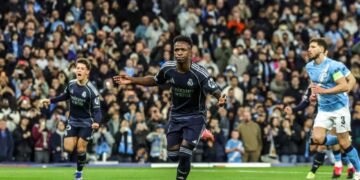 Reali fiton edhe në Angli, madrilenët eliminojnë për të tretin vit radhazi City-n e Guardiolës