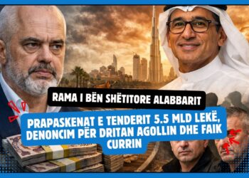 Rama i bën shëtitore Alabbarit/ Prapaskenat e tenderit 5.5 MLD lekë, denoncim për Dritan Agollin dhe Faik Currin