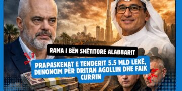 Rama i bën shëtitore Alabbarit/ Prapaskenat e tenderit 5.5 MLD lekë, denoncim për Dritan Agollin dhe Faik Currin