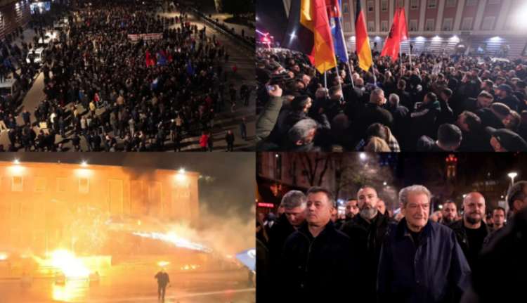Associated Press: Shpërthejnë trazirat në kryeqytetin e Shqipërisë gjatë protestave antiqeveritare