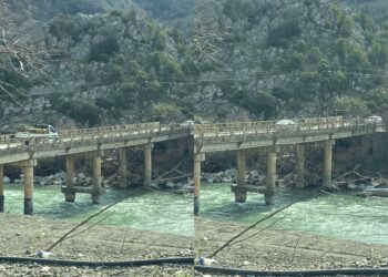 Ura e Mirakës rrezikon shembjen, shkak gërmimet pa kriter të lumit Shkumbin