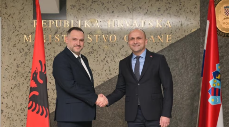 Bashkëpunim në industrinë e mbrojtjes, takohen dy ministrat e Shqipërisë dhe Kroacisë