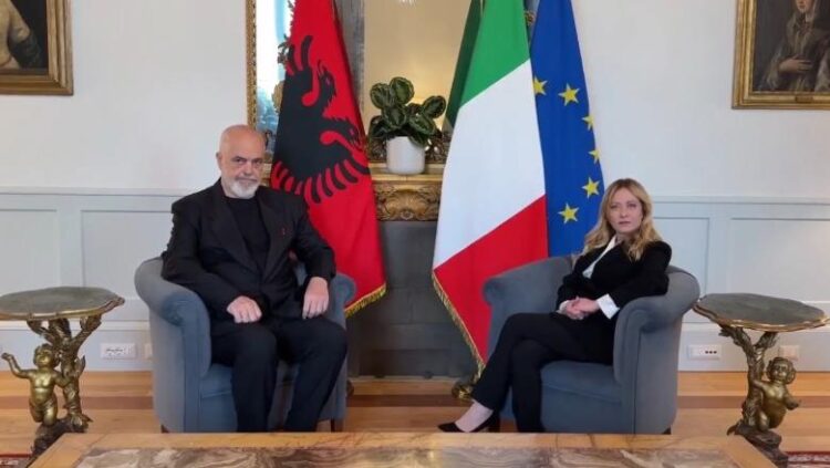 Vizita zyrtare në Itali, Rama dhe Meloni zhvillojnë takim të mbyllur, nesër drejt Barcelonës