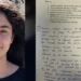 Humbi jetën në aksident së bashku me babanë e saj, pedagogu publikon provimin e fundit të studentes nga Lezha