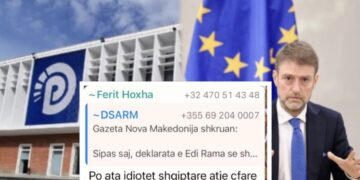 “Po ata idiotët shqiptarë atje çfarë thonë”/ PD publikon mesazhet e ministrit Ferit Hoxha