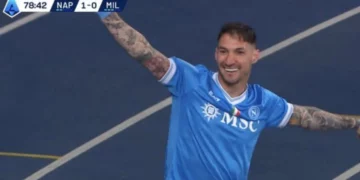 Politano vjen nga stoli për t’i dhënë fitoren Napolit, Conte i merr Allegrit vendin e dytë