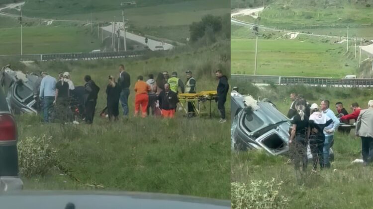 Aksident në Lumin e Vlorës! Makina del nga rruga, plagosen pesë persona dhe mes tyre një 12 vjeçar