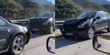 Aksident i rëndë në Vlorë! Përplasen dy automjete, plagosen disa persona