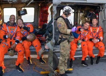 “Artemis II” kthehet në Tokë pas misionit historik përreth Hënës, 4 astronautët ulen me parashutë në oqean