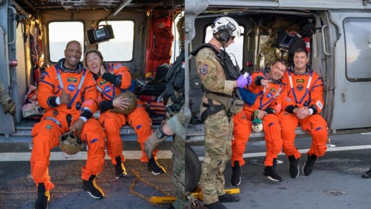 “Artemis II” kthehet në Tokë pas misionit historik përreth Hënës, 4 astronautët ulen me parashutë në oqean