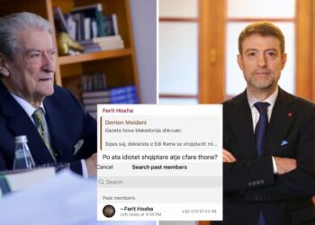 “Sjellje gangsteri dhe antishqiptare”, Berisha: Ferit Hoxha vepron njësoj si ultra nacionalistët serbë