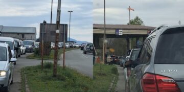 Rritja e çmimit të naftës/ Radhë të gjata në doganën e Bllatës, shqiptarët dynden drejt Maqedonisë së Veriut për karburant