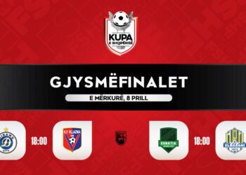 Kupa e Shqipërisë/ E mërkura i takon gjysmëfinaleve, katër skuadra në garë për finalen e madhe