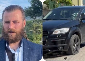 Plumba drejt Audi Q7 në Lezhë, ekzekutohen në makinë Kreshnik Mujeci dhe bashkëshortja