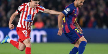 VIDEO/ Një eurogol “shtang” Barcelonën, katalanasit me 10 lojtarë