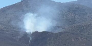 Zjarr në malin e Strikçanit në Bulqizë, disa vatra zjarresh të aktivizuara prej disa ditësh në Dibër