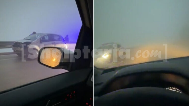 Mjegulla ‘pushton’ aksin rrugor Kardhiq-Delvinë, 5 aksidente të ndodhura gjatë mbrëmjes së sotme