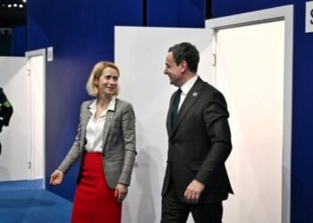Kurti takim me Kallas në samitin EPC: Kosova e përkushtuar për ecurinë e procesit të anëtarësimit në BE