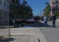 Durrës/ Makina përplaset me policinë në zonën e aksidentit fatal të dy fëmijëve