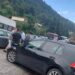 Dy vajza dërgohen në spital pas përplasjes së makinave në rrugën Elbasan-Përrenjas