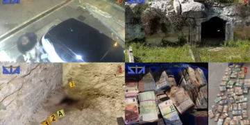 dalin pamjet e aksionit të SPAK me anti-mafian e Barit ndaj bandës shqiptare. Ja ku e hodhën kufomën e parukierit italian