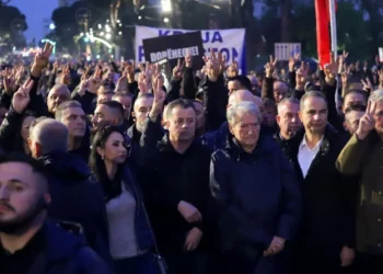 Protesta e PD/ Mbahet 1 minutë heshtje për 2 të miturit që humbën jetën tragjikisht në Durrës