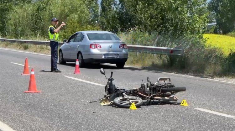 Aksident në aksin Lezhë-Shkodër, plagoset drejtuesi i motorit