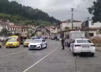 E rëndë në Berat, automjeti përplas këmbësorin në mes të qytetit