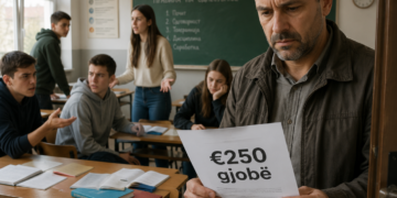 Maqedoni e Veriut, vendoset 250 Euro gjobë për prindërit e fëmijëve që dhunojnë në shkolla
