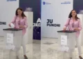 Në fletën e votimit është vetëm emri i Berishës, Jorida Tabaku këmben batuta me gazetarët: Ishte shkurt