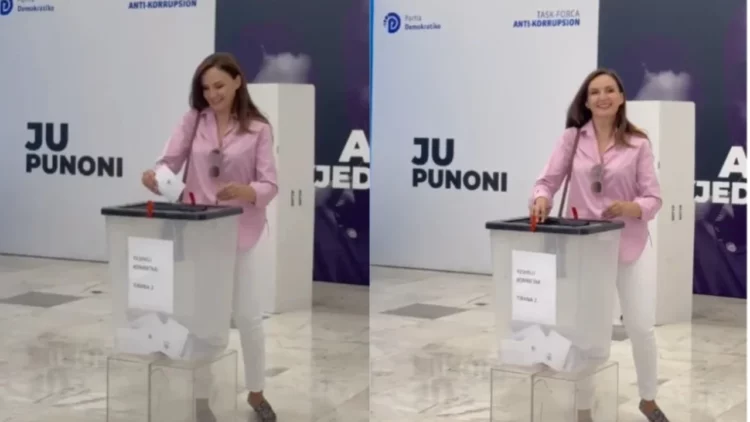 Në fletën e votimit është vetëm emri i Berishës, Jorida Tabaku këmben batuta me gazetarët: Ishte shkurt