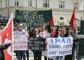 Protestë për 1 Majin në Prishtinë, sindikatat dalin në mbështetje të punëtorëve