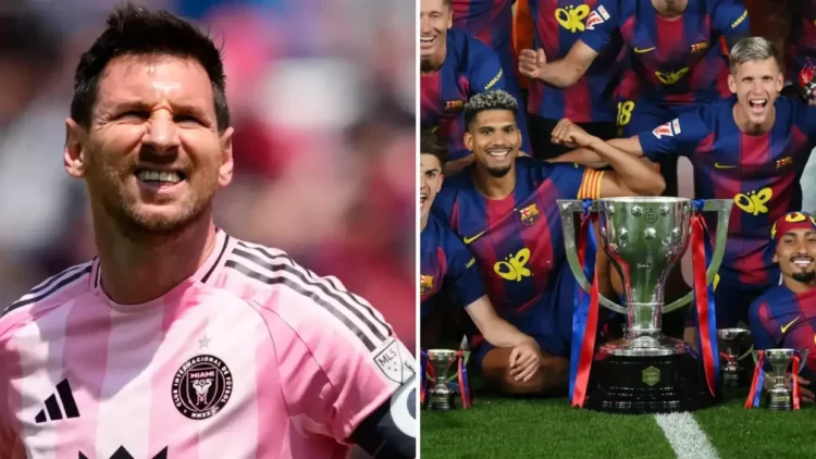 Messi emocionon tifozët e Barcelonës me mesazhin e urimit për titullin kampion